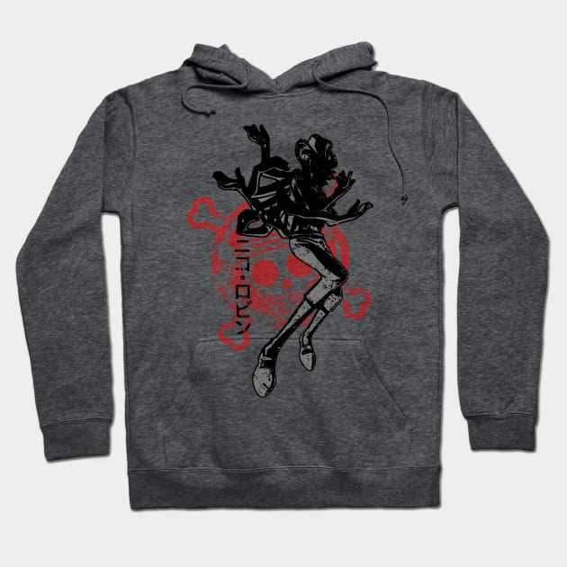 Crimson archaeologist Hoodie by FanFreak